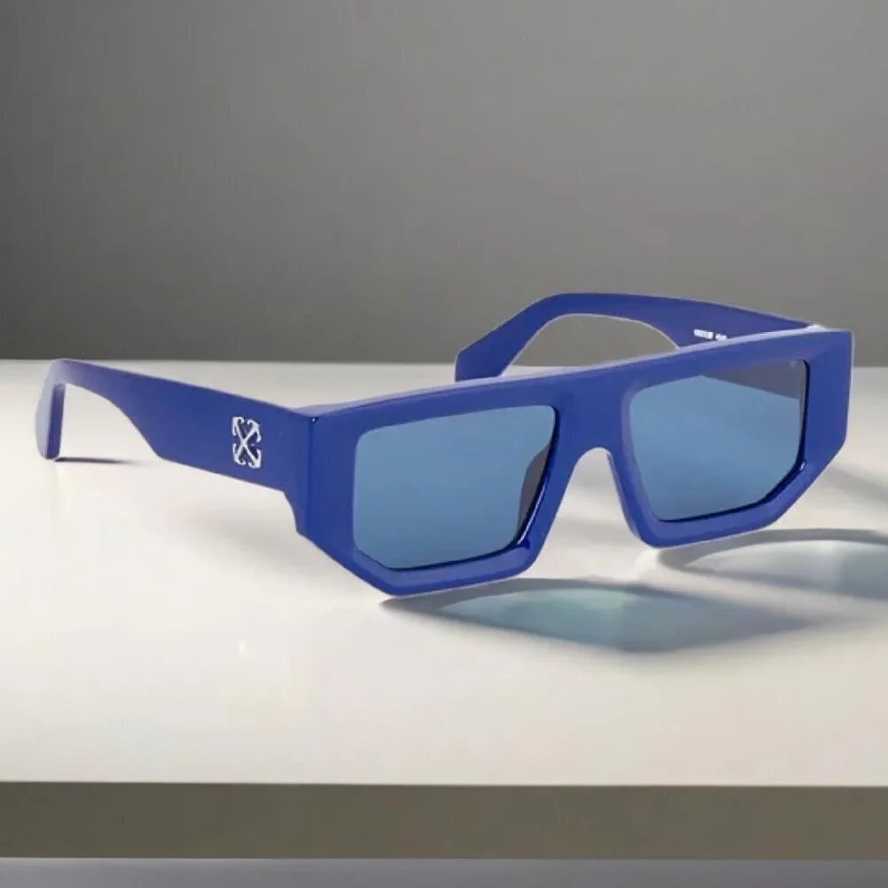 NWT Off-White Vancouver Blue 53mm Sunglasses